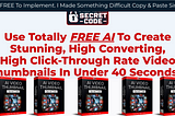 AI Video Thumbnail Secret Code Review: Your Free Ticket to YouTube Stardom?