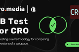 AB Test And Conversion Rate Optimisation