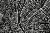 Create a map of Budapest districts colored by income using folium in Python