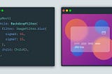 glassy style with flutter