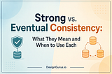 Strong vs. Eventual Consistency: What They Mean and When to Use Each