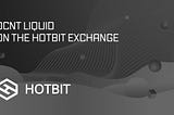 DCNT Liquid Tokens are now listed on the HotBit exchange