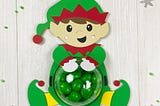 Elf Candy Holder, Christmas Candy Holder Template, DIY Winter Template SVG, Cricut Cut File