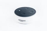 How did Amazon win the voice-based search with Amazon Echo