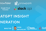 Snowflake AI Insights➡ ChatGPT ➡ Slack