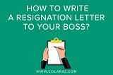 Resignation Letter, Employer & Employee, Career Change