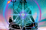Lord Shiva’s Meditation. 🔱🌙📿🕉🙏🧘‍♂️♾💫✨👁🐯🌸