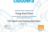 My Experience of getting Clouder CCA Spark and Hadoop Cerification (CCA175)