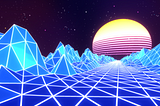 Synthwave Scene — My Coolest Three.js Project