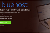 How to change the default email setup in Bluehost?