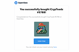 Finding out that my CrypToad was stolen, and why I gifted $4,000 to a total stranger