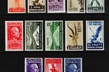 The First Italian East Africa Airmail Stamp Set