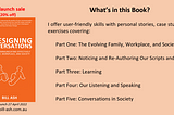I offer a one-stop shop book offering user-friendly skills with personal stories, case studies, and…