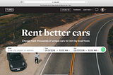 Renting cars has never been this fresh