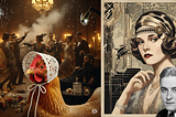 Hen in a Bonnet