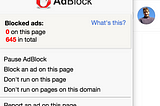 Ad-Blockers…