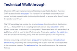 How Chainlink VRF guarantees randomness