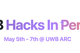 Event Recap — UWB ACM Hackathon