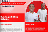 Youth Building a Sibling Network in Tanzania