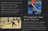 Essential Pickleball Equipment: Paddles, Balls, Shoes, and Courts