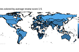 Top 10 Customer Friendly Countries based on Google Maps