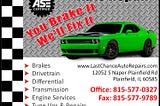 If you are seeking honest auto repair in Plainfield with a cost effective service solution included, Last Chance Auto Repair is where it’s at.