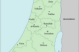 Map Of Palestine As Of 1946