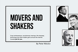 Movers and Shakers #3 | 17/01/2020