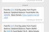 Secure yourself from Paytm Frauds — Possible Security Leak in Paytm APIs