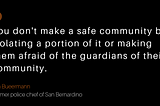 Providing Safe Communities for All