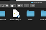 Moving from Evernote to boostnote (and to the new 2020 Boost Note)