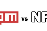 Difference between npm and npx commands