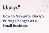 How to Navigate Klaviyo Pricing Changes as a Small Business