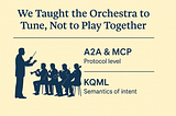Teaching the orchestra to tune, not to play together..