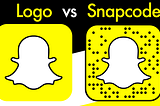 Snapchat // Logo vs Snapcode