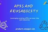 APIs and Reusability (with charts as an example)