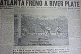 Atlanta v. River Plate, 1961