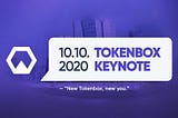 Tokenbox Keynote. 10.10.20