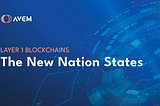 Layer 1 Blockchains: The New Nation States