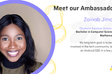 Meet Our Ambassador- Zainab Jimoh