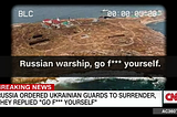 Russia Ordered Ukrainian Guards To Surrender, They Replied “Go F*** Yourself”