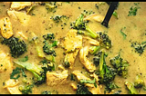 Keto Broccoli Curry with Chicken