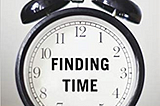 Finding time… to get ahead