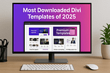 Most Downloaded Divi Templates of the Year (2025 Edition)