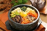 Foto Makanan populer korea Bibimbab