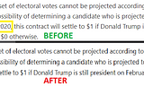 FTX.com Alters Settlement Terms of Election Futures Contract 100% PROOF