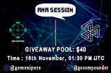 AMA session with Compounder Finance