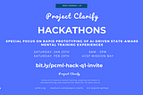 Upcoming Hackathons!