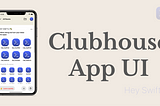 Recreate — Clubhouse Rooms UI
