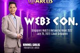 ARCUS CEO is one of the Speakers at the WEB3 Conference at SG!